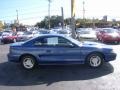 1995 Bright Blue Ford Mustang V6 Coupe  photo #6