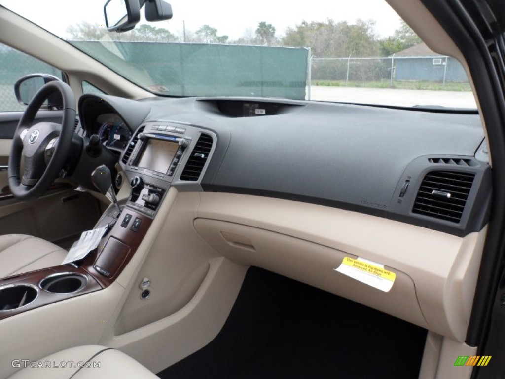 2012 Toyota Venza Limited Ivory Dashboard Photo #61644200