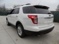 2012 White Suede Ford Explorer XLT  photo #5