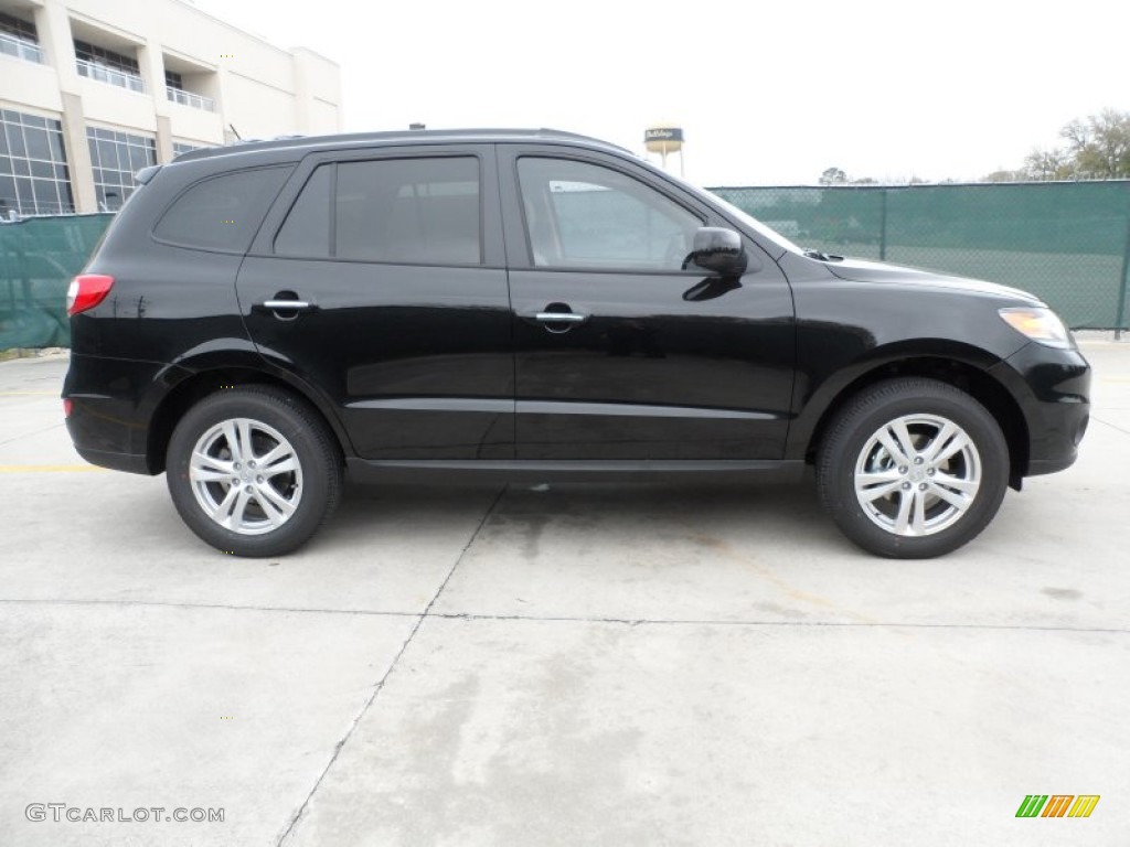 Twilight Black 2012 Hyundai Santa Fe Limited Exterior Photo #61644796