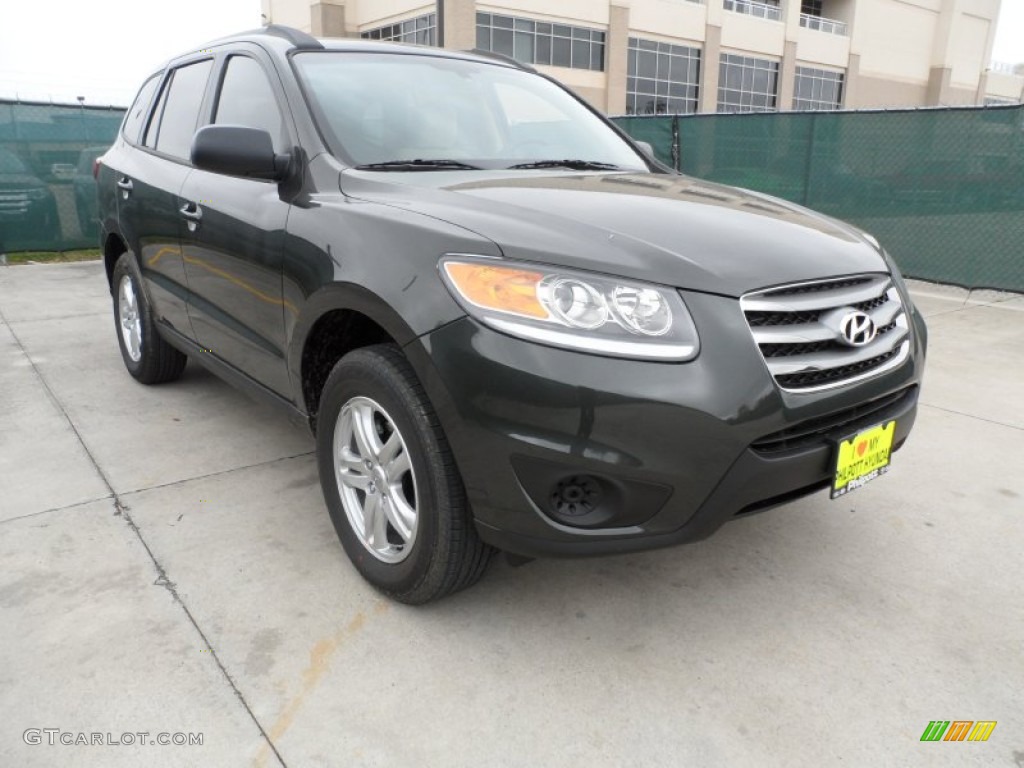 2012 Santa Fe GLS - Black Forest Green / Beige photo #1