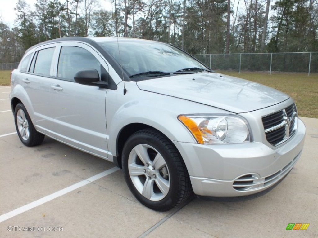 2010 Caliber SXT - Bright Silver Metallic / Dark Slate Gray photo #1