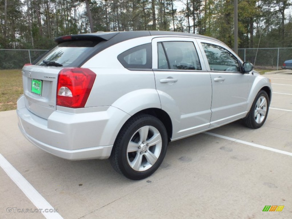 2010 Caliber SXT - Bright Silver Metallic / Dark Slate Gray photo #5