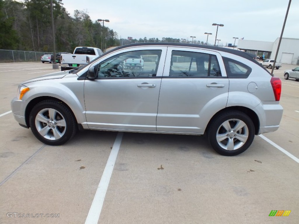 2010 Caliber SXT - Bright Silver Metallic / Dark Slate Gray photo #8
