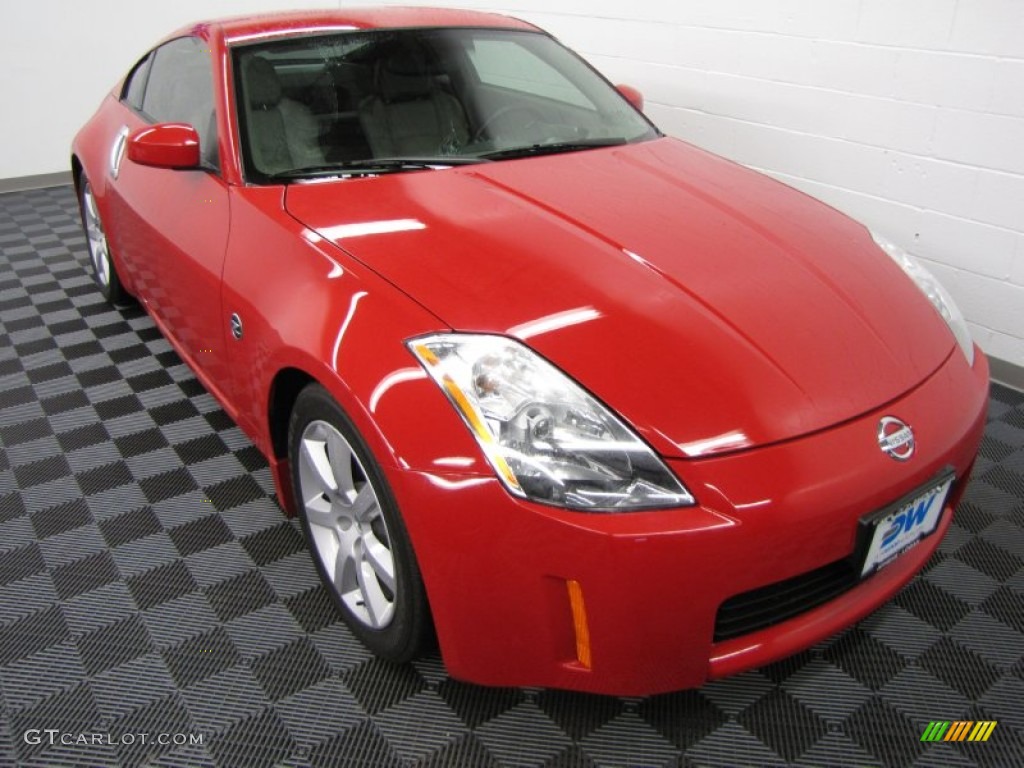 2003 350Z Touring Coupe - Redline / Frost photo #1