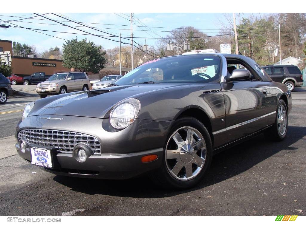 2003 Thunderbird Premium Roadster - Mountain Shadow Grey / Black Ink photo #1