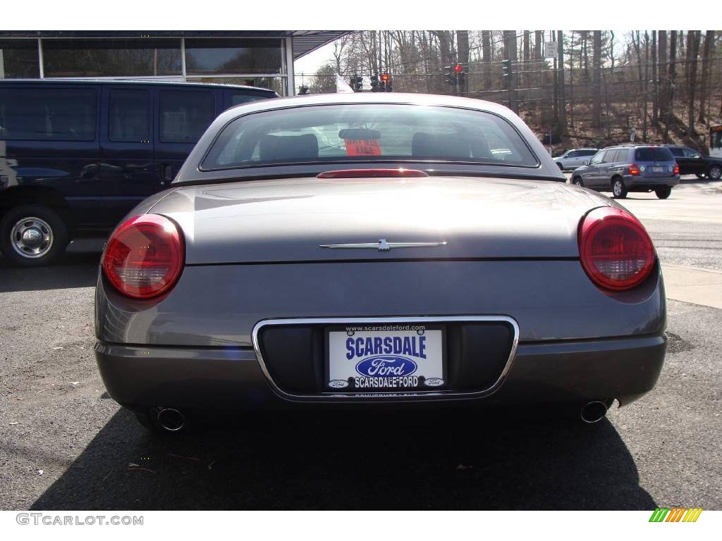 2003 Thunderbird Premium Roadster - Mountain Shadow Grey / Black Ink photo #6