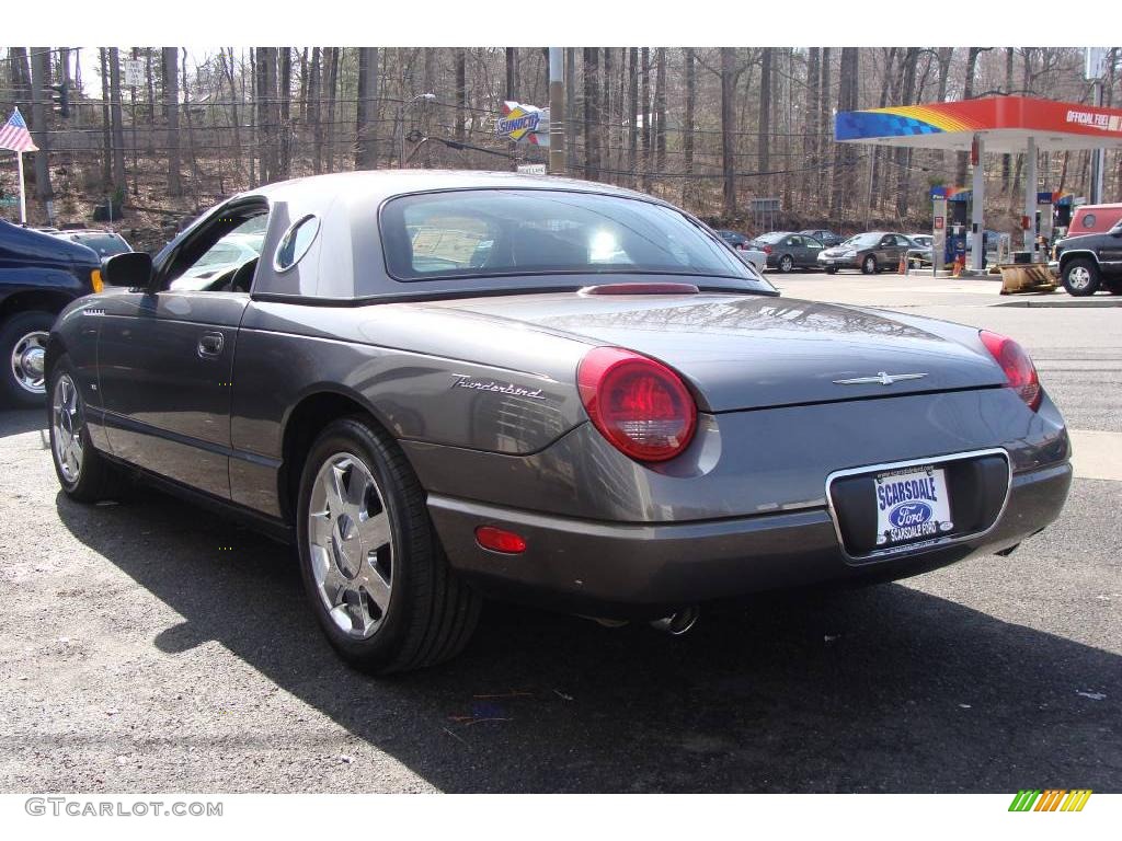 2003 Thunderbird Premium Roadster - Mountain Shadow Grey / Black Ink photo #7