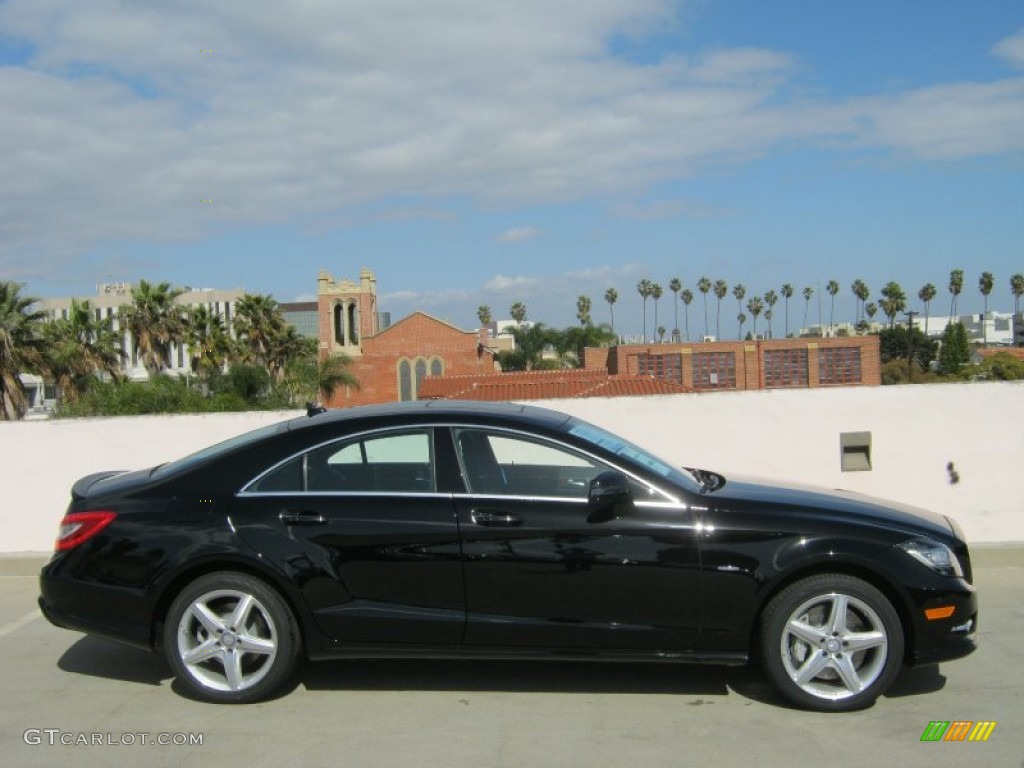 2012 CLS 550 Coupe - Black / Black photo #3