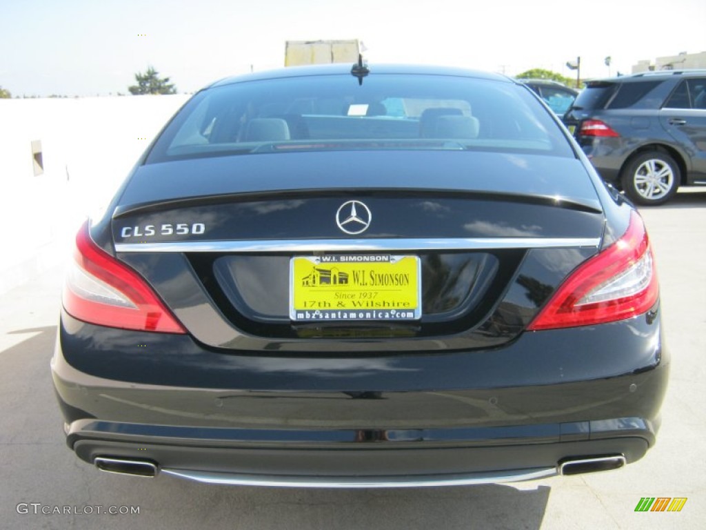 2012 CLS 550 Coupe - Black / Black photo #5