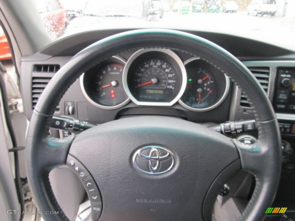 2006 Toyota 4Runner Sport Edition 4x4 Dark Charcoal Steering Wheel Photo #61650817