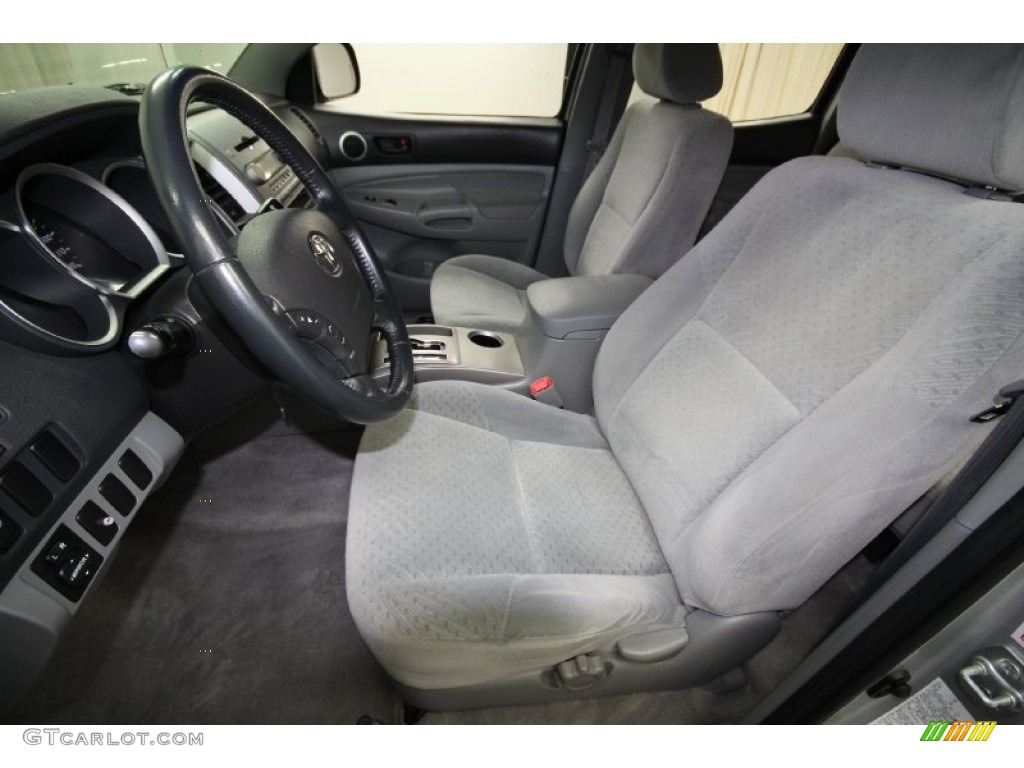 Graphite Gray Interior 2007 Toyota Tacoma V6 SR5 PreRunner Double Cab Photo #61651589