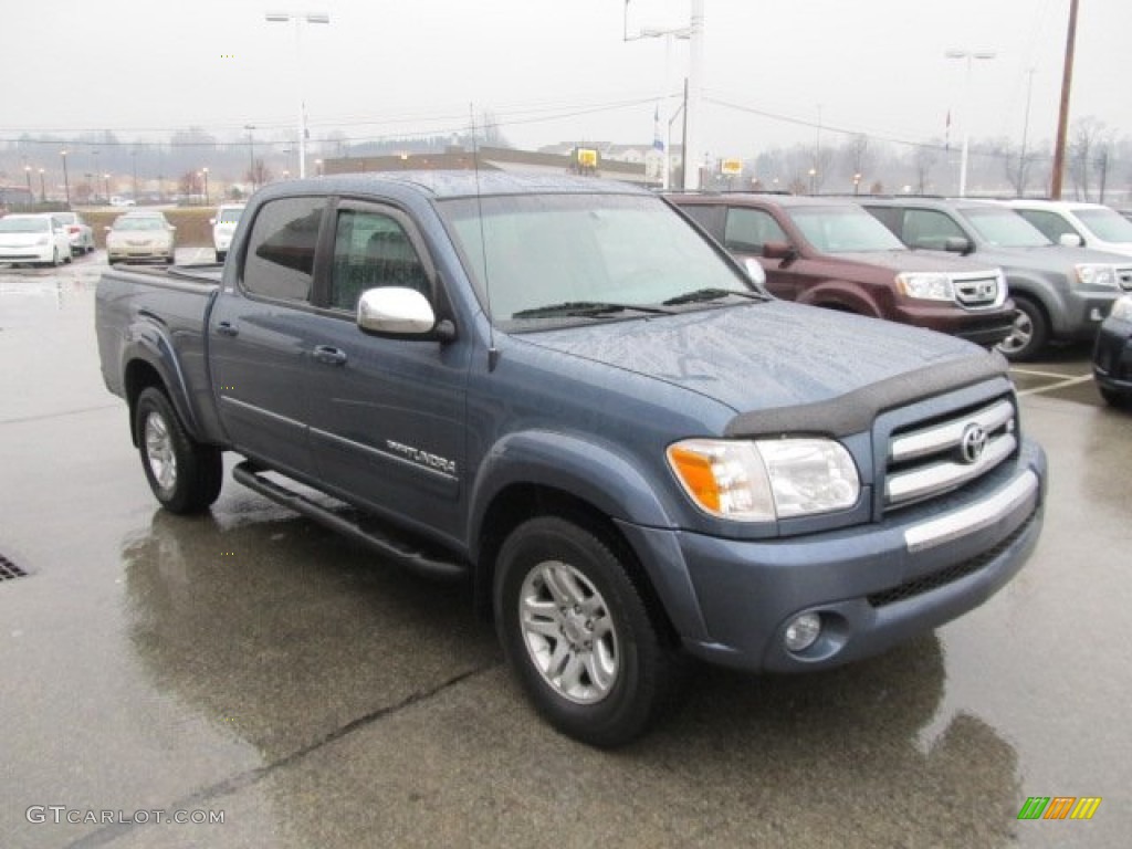 2006 Tundra SR5 Double Cab 4x4 - Bluesteel Metallic / Light Charcoal photo #8