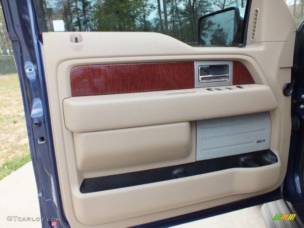 2010 F150 King Ranch SuperCrew - Dark Blue Pearl Metallic / Chapparal Leather photo #15