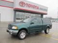 2000 Amazon Green Metallic Ford F150 XLT Extended Cab 4x4  photo #1