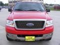 2004 Bright Red Ford F150 Lariat SuperCab 4x4  photo #3