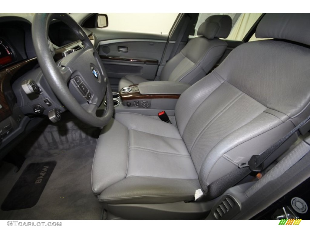 2004 7 Series 745Li Sedan - Toledo Blue Metallic / Basalt Grey/Flannel Grey photo #3