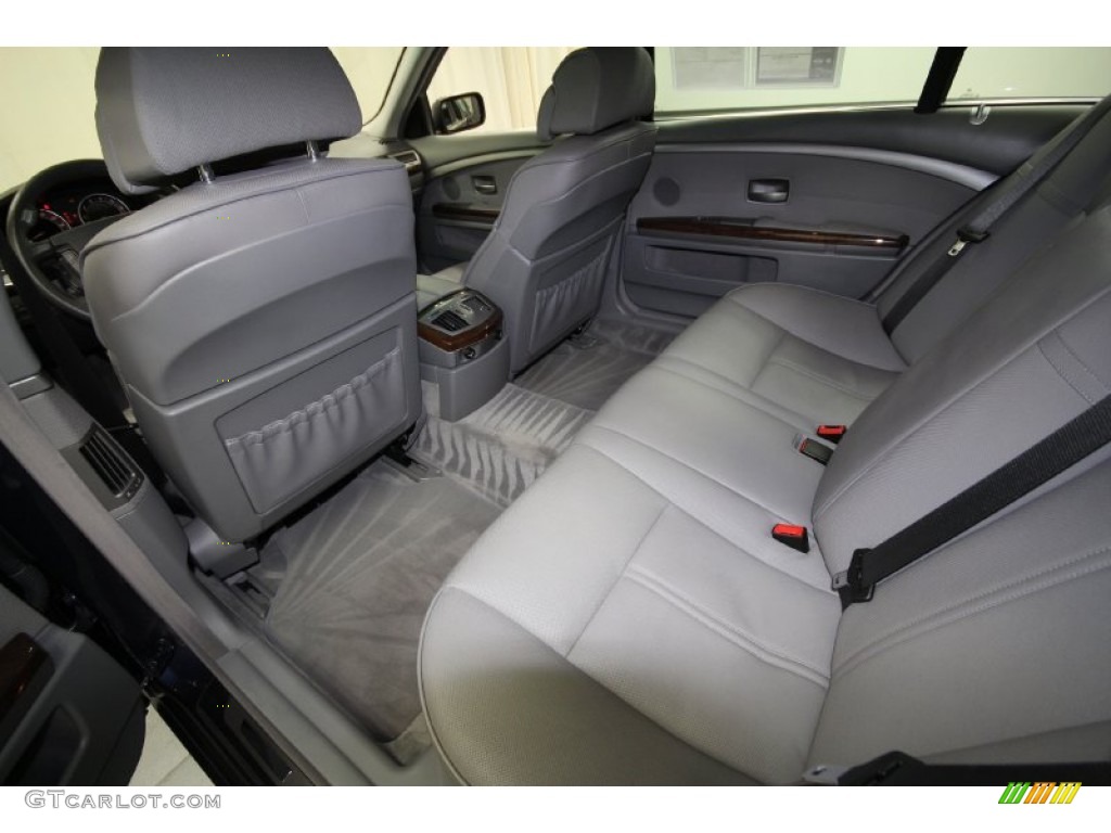 2004 7 Series 745Li Sedan - Toledo Blue Metallic / Basalt Grey/Flannel Grey photo #33