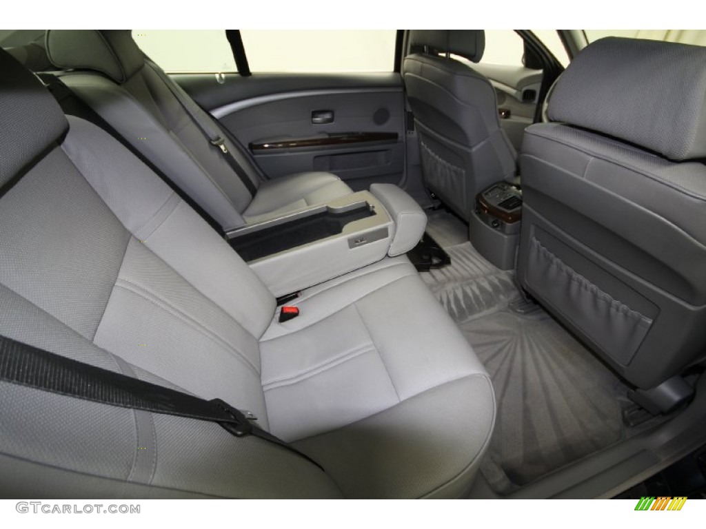 2004 7 Series 745Li Sedan - Toledo Blue Metallic / Basalt Grey/Flannel Grey photo #41