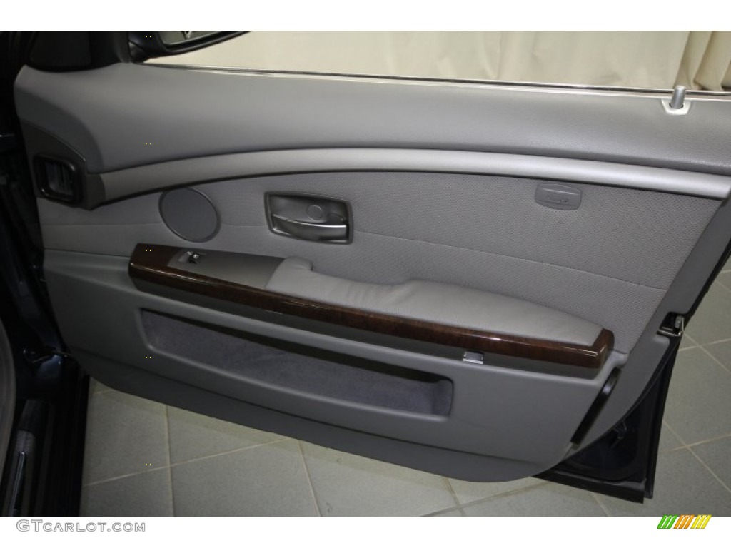 2004 7 Series 745Li Sedan - Toledo Blue Metallic / Basalt Grey/Flannel Grey photo #48