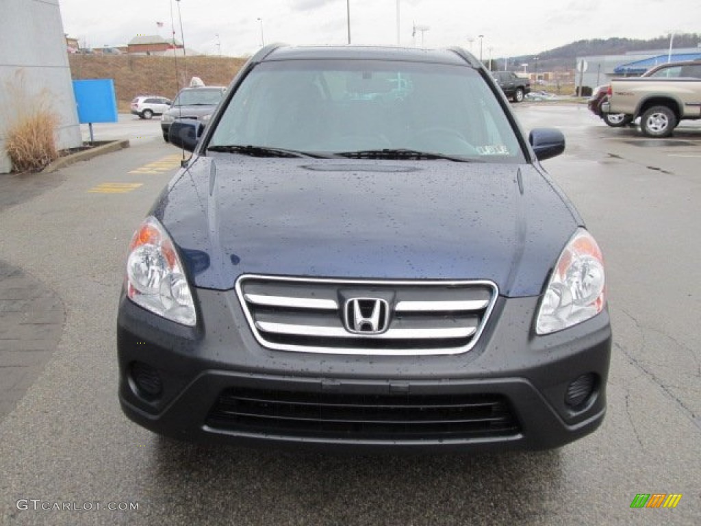 2006 CR-V EX 4WD - Royal Blue Pearl / Black photo #10