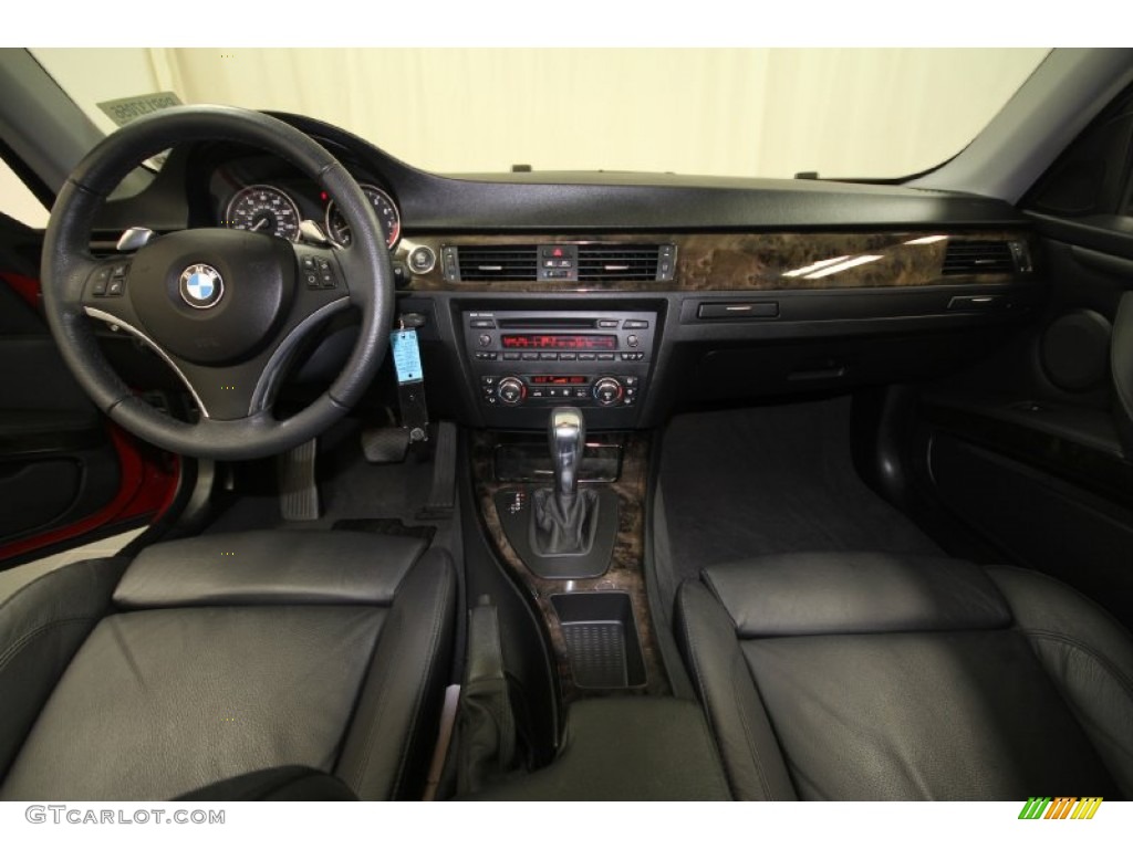 2009 3 Series 328i Coupe - Crimson Red / Black photo #4