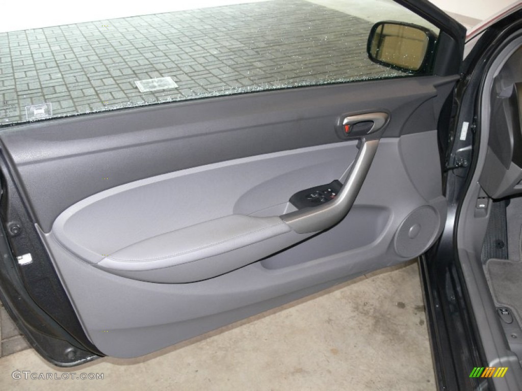 2011 Civic EX-L Coupe - Polished Metal Metallic / Gray photo #12
