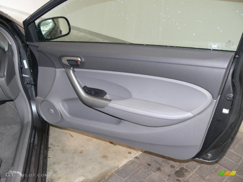 2011 Civic EX-L Coupe - Polished Metal Metallic / Gray photo #14
