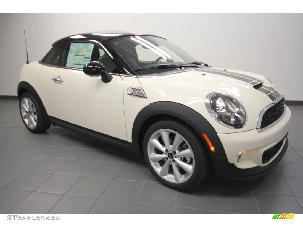 Pepper White 2012 Mini Cooper S Coupe Exterior Photo #61656683