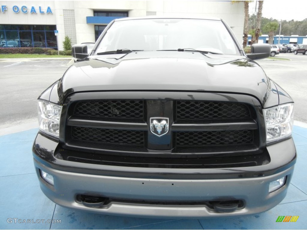 2009 Ram 1500 TRX4 Crew Cab 4x4 - Brilliant Black Crystal Pearl / Dark Slate/Medium Graystone photo #8