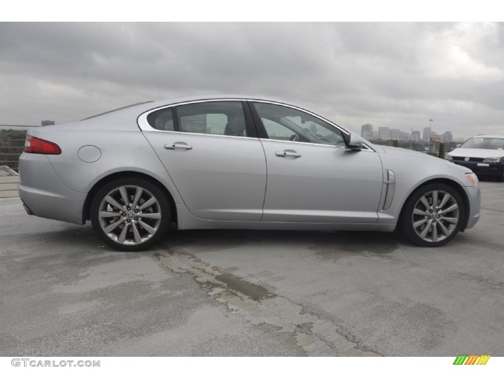 Liquid Silver Metallic 2010 Jaguar XF Premium Sport Sedan Exterior Photo #61657735