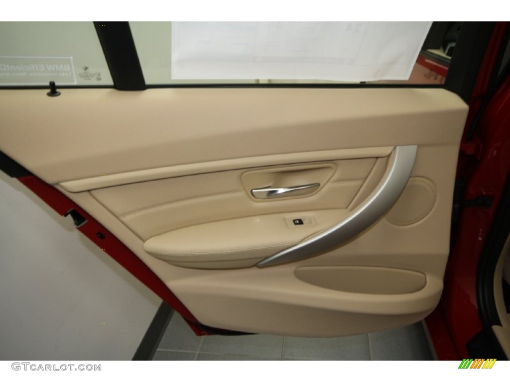 2012 3 Series 328i Sedan - Melbourne Red Metallic / Venetian Beige photo #24