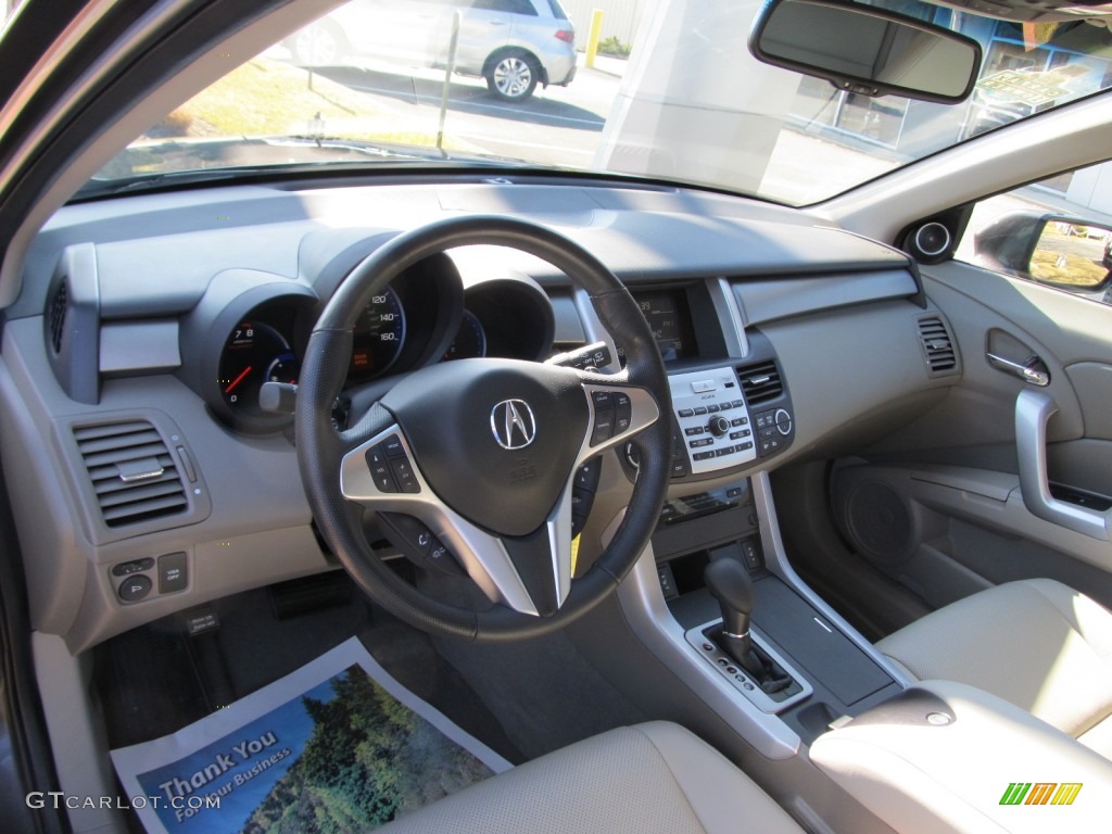 2009 RDX SH-AWD - Polished Metal Metallic / Taupe photo #13