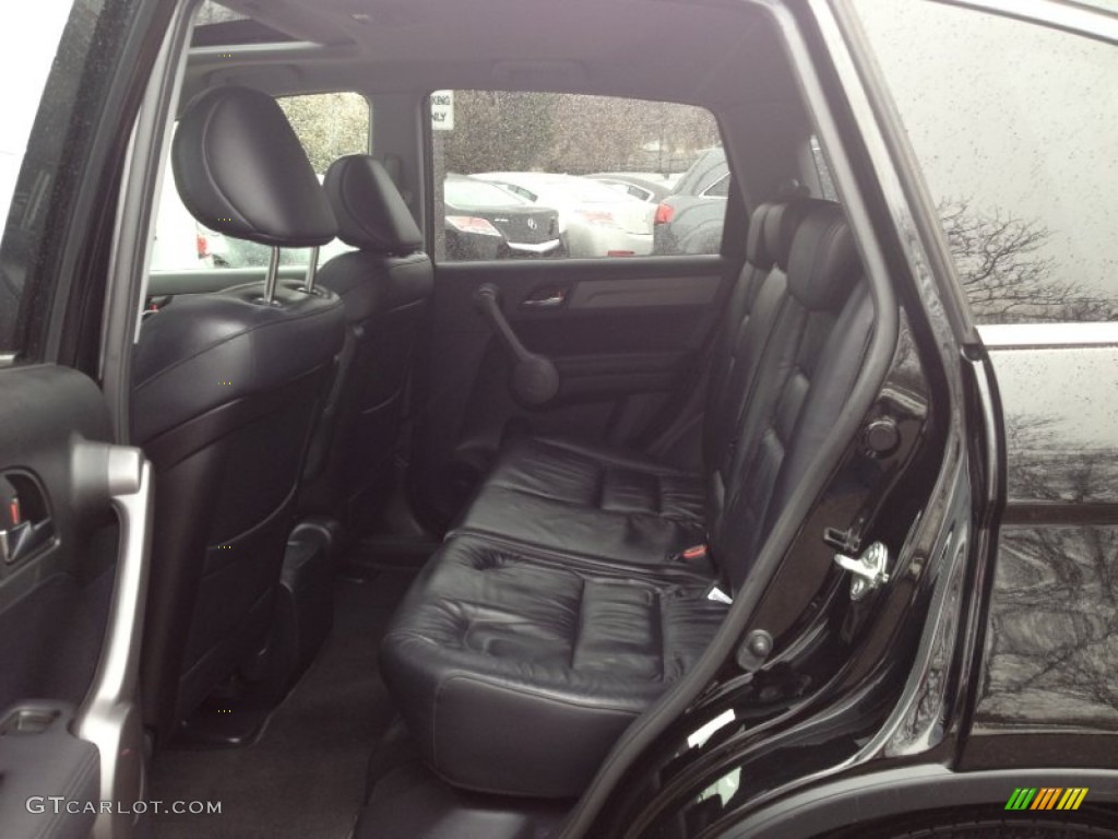 2009 CR-V EX-L 4WD - Crystal Black Pearl / Black photo #10