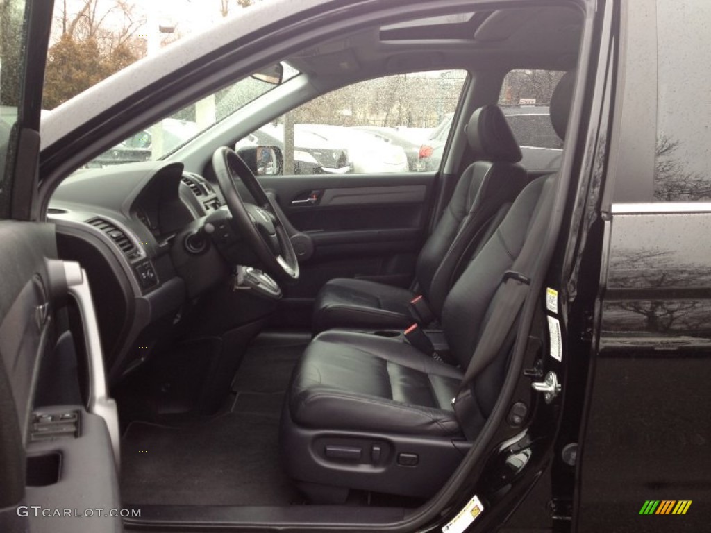 2009 CR-V EX-L 4WD - Crystal Black Pearl / Black photo #13