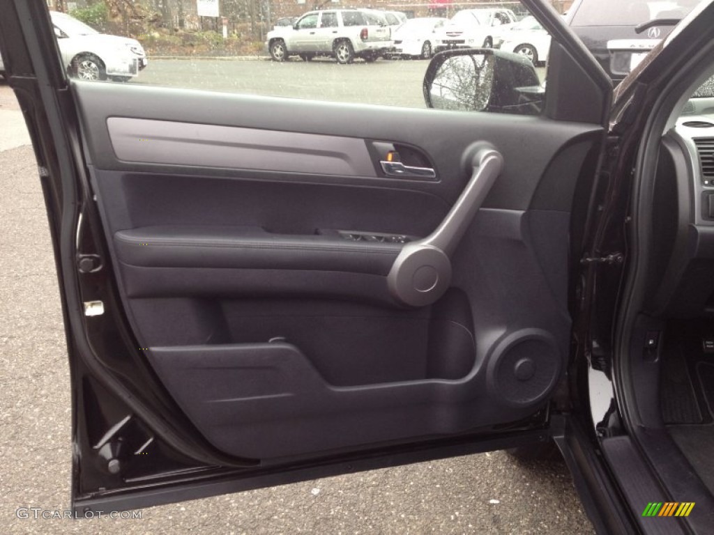 2009 CR-V EX-L 4WD - Crystal Black Pearl / Black photo #14