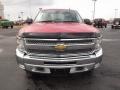 2012 Victory Red Chevrolet Silverado 1500 LT Extended Cab 4x4  photo #2