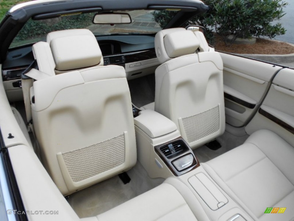 Cream Beige Interior 2010 BMW 3 Series 328i Convertible Photo #61659429