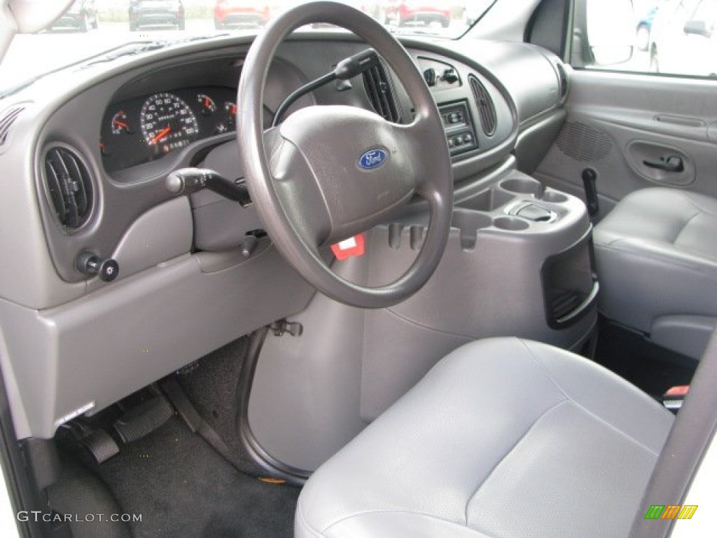 Medium Flint Interior 2003 Ford E Series Van E150 Commercial Photo #61659593
