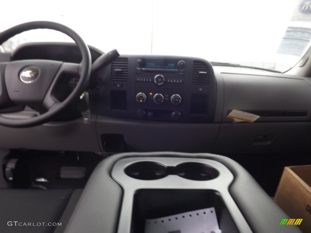 2012 Silverado 1500 LS Extended Cab 4x4 - Blue Granite Metallic / Dark Titanium photo #10