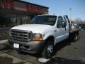 2001 Oxford White Ford F350 Super Duty XL SuperCab 4x4 Chassis  photo #1