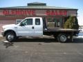 2001 Oxford White Ford F350 Super Duty XL SuperCab 4x4 Chassis  photo #2