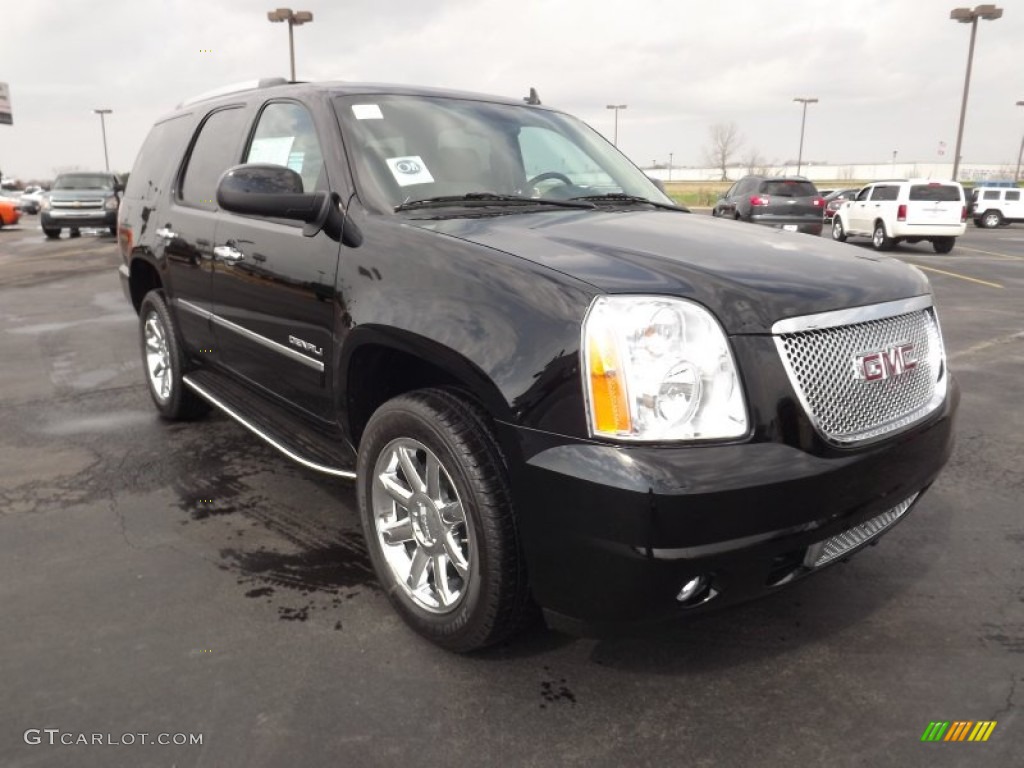 Onyx Black 2012 GMC Yukon Denali AWD Exterior Photo #61659898