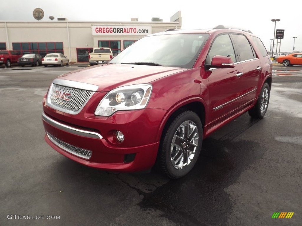 Crystal Red Tintcoat GMC Acadia