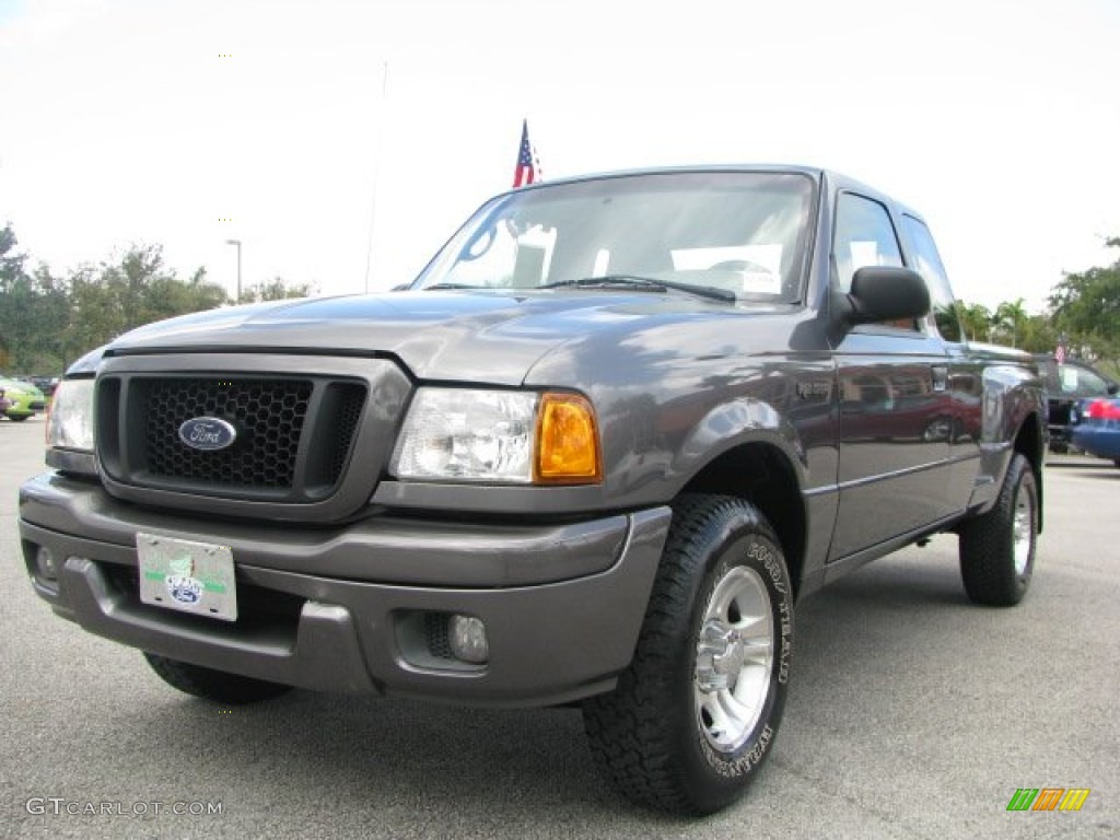 Dark Shadow Grey Metallic 2004 Ford Ranger Edge SuperCab Exterior Photo #61660360