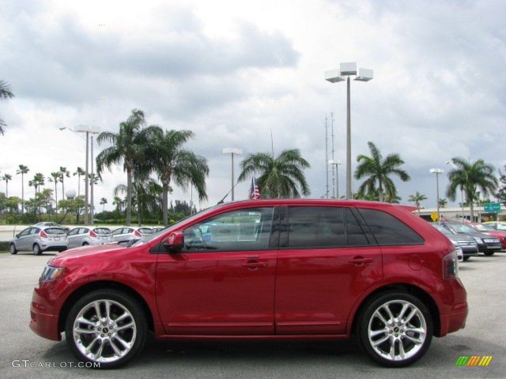 Red Candy Metallic 2010 Ford Edge Sport Exterior Photo #61660563
