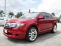 2010 Red Candy Metallic Ford Edge Sport  photo #12