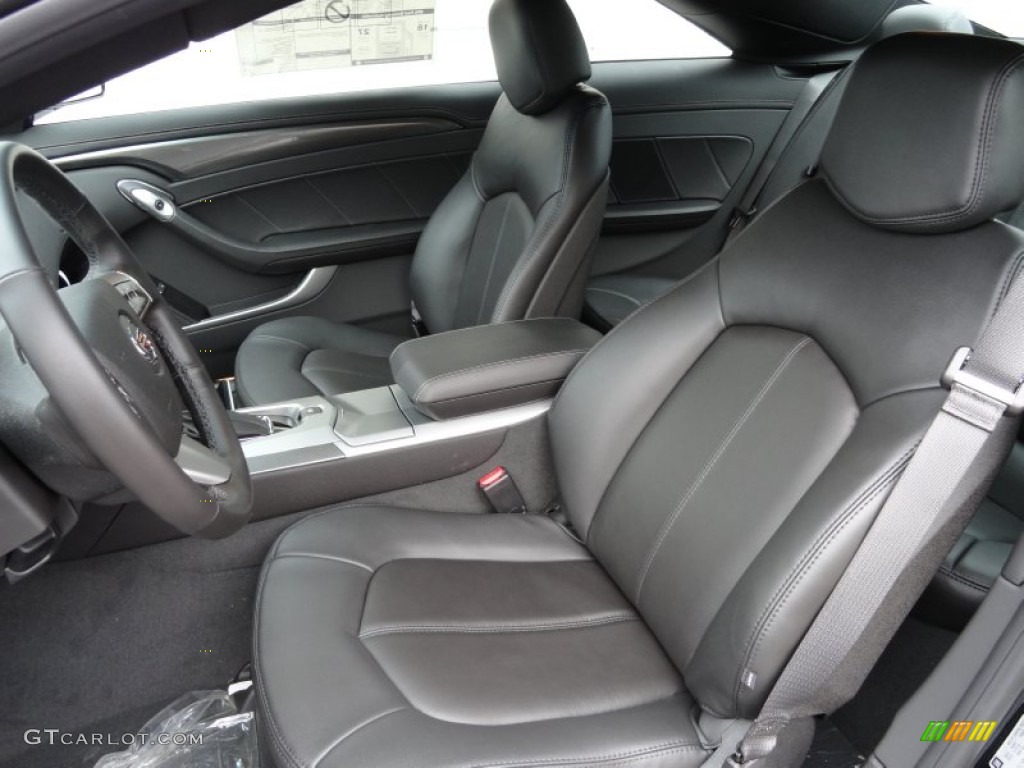 Ebony/Ebony Interior 2012 Cadillac CTS Coupe Photo #61661342