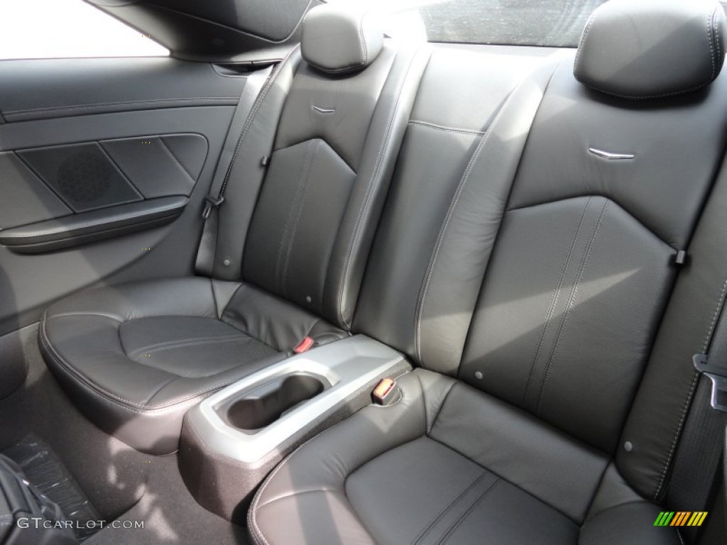 2012 Cadillac CTS 4 AWD Coupe Rear Seat Photo #61661530