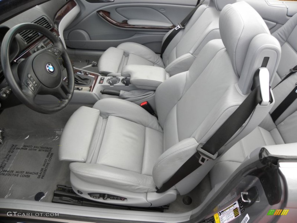 Grey Interior 2006 BMW 3 Series 325i Convertible Photo #61661608